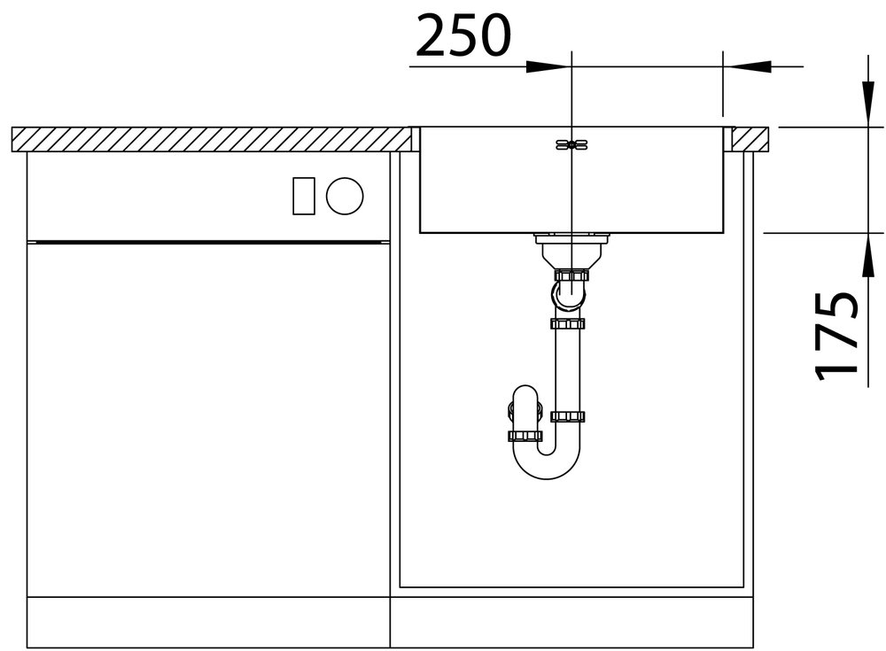 Кухонна мийка Blanco SUPRA 500-IF/A R12 (526355) - изображение 6