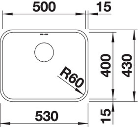 Кухонна мийка Blanco SUPRA 500-U (518205) - изображение 3