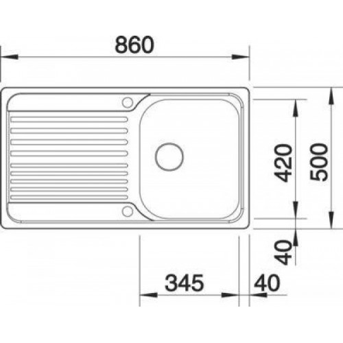 Кухонна мийка Blanco TIPO 45S (511942) - изображение 3