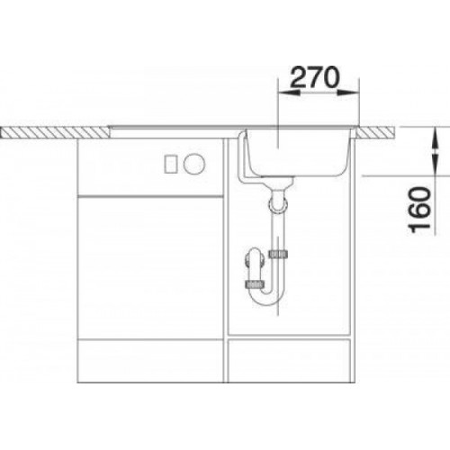 Кухонна мийка Blanco TIPO 45S (511942) - изображение 5