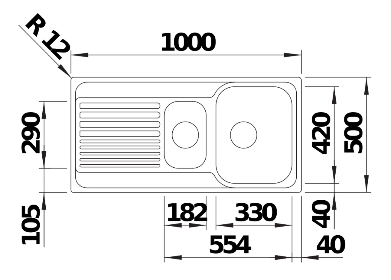 Кухонна мийка Blanco TIPO II 6 S (526620) - изображение 5