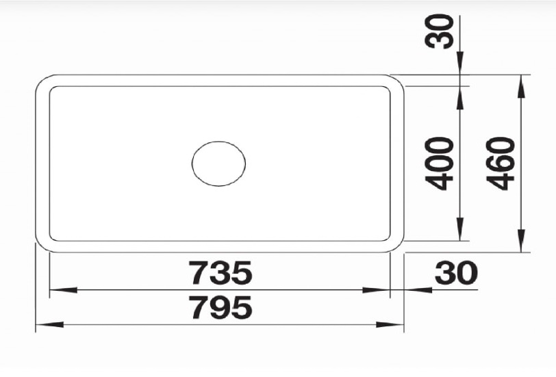 Кухонна мийка Blanco VILLAE Single (525163) - изображение 6