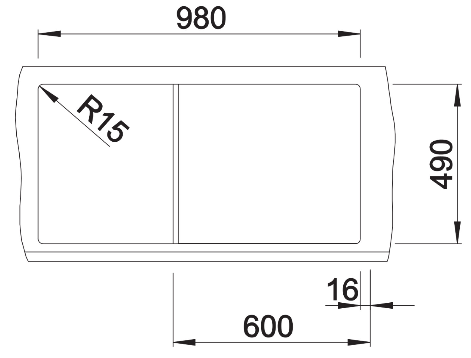 Кухонна мийка Blanco ZENAR XL 6 S (524007) - изображение 3