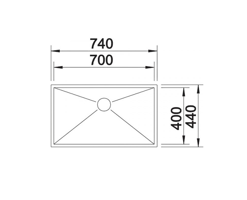 Кухонна мийка Blanco ZEROX 700-U (521593) - изображение 5