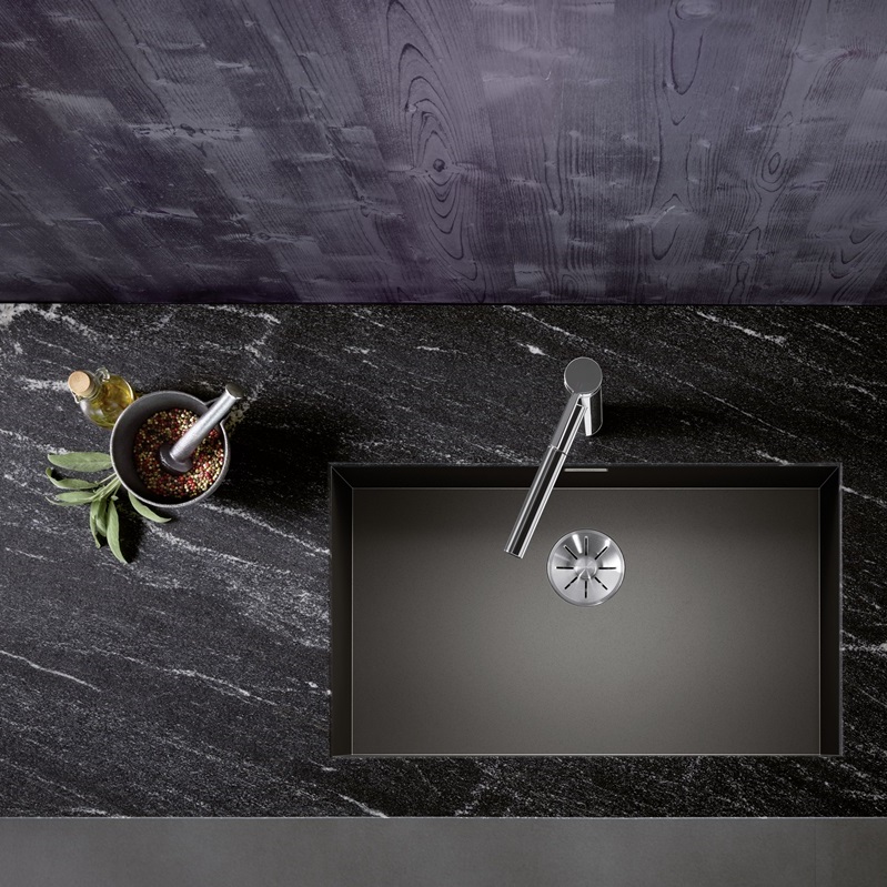 Кухонна мийка Blanco ZEROX 700-U Dark Steel (526244) - изображение 3