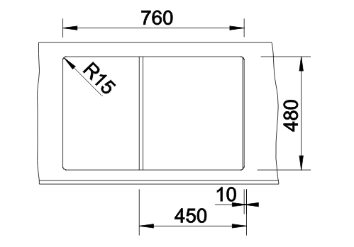 Кухонна мийка Blanco ZIA 45S (527200) - изображение 3