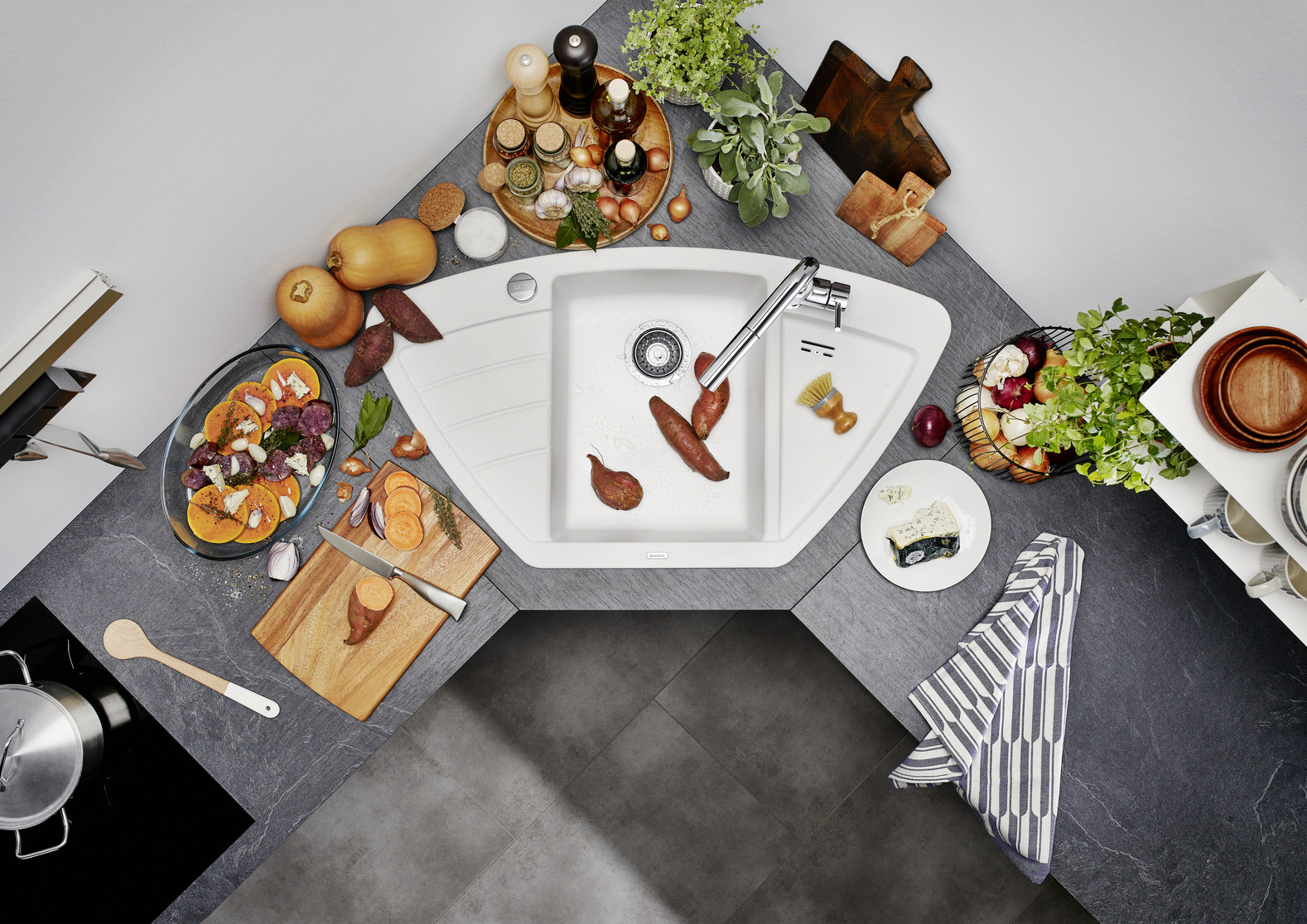 Кухонна мийка Blanco ZIA 9E (514758) - изображение 3