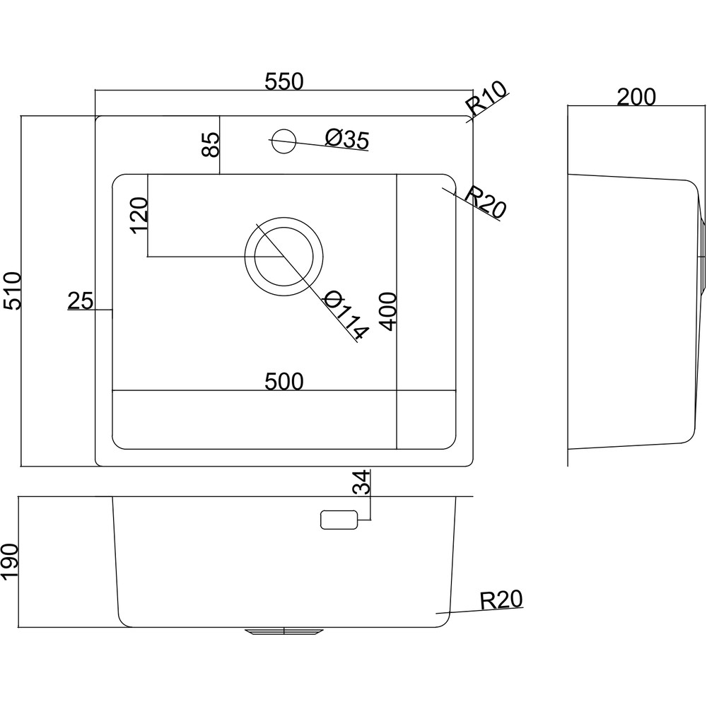 Кухонна мийка InterLine ELEGANT sateen PR - изображение 5