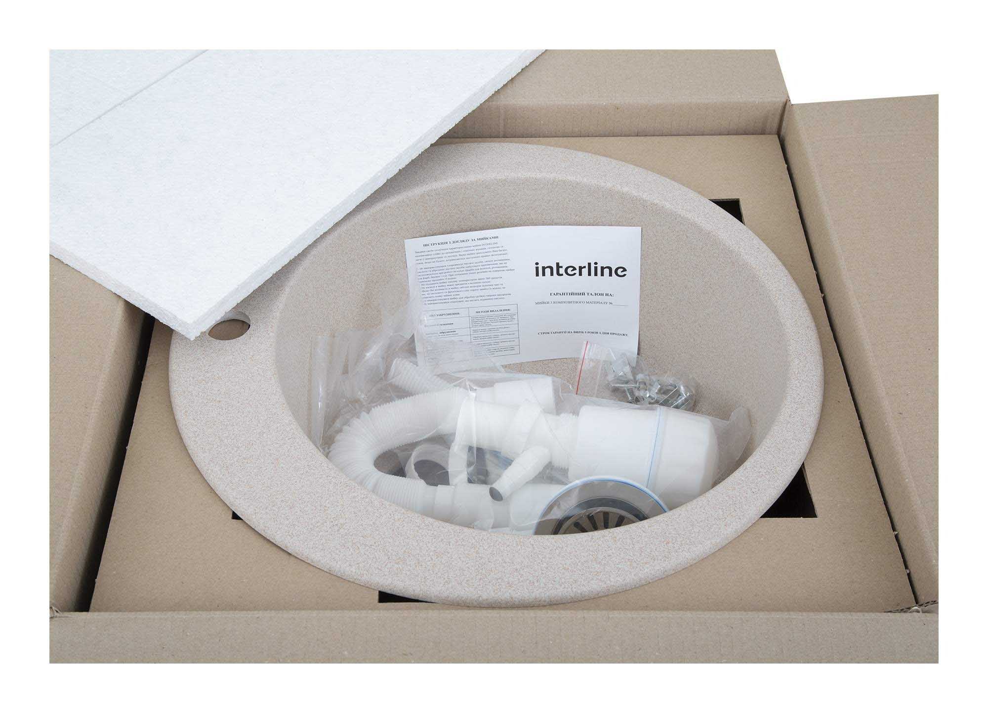 Кухонна мийка InterLine RONDO NEW avena - изображение 6