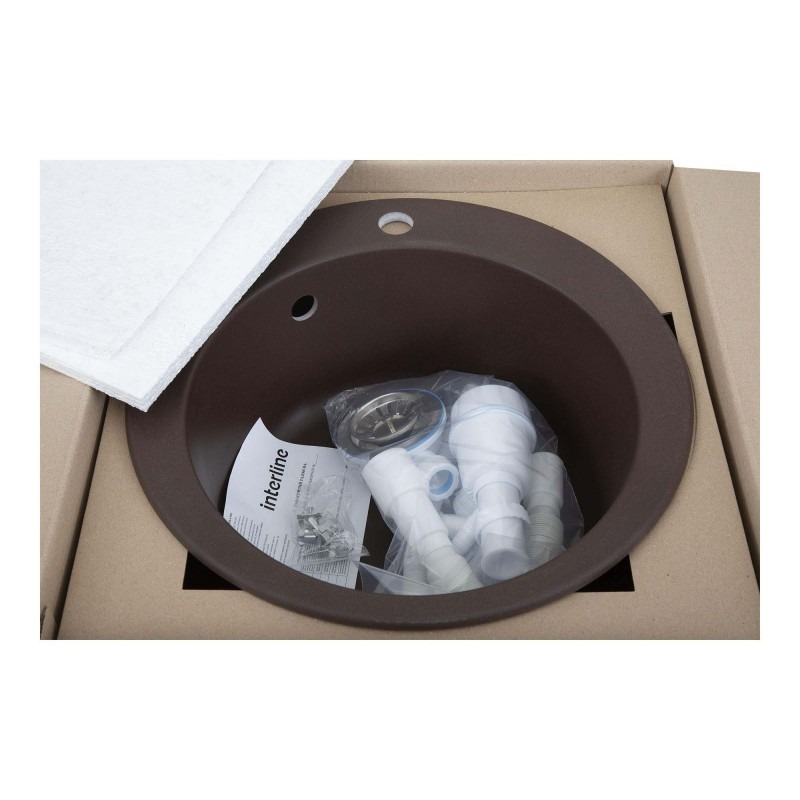 Кухонна мийка InterLine RONDO NEW chocolate - изображение 6