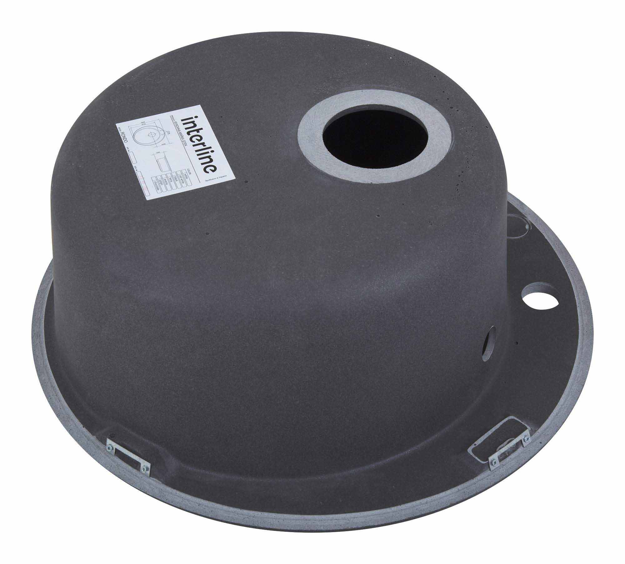 Кухонна мийка InterLine RONDO NEW grigio - изображение 7