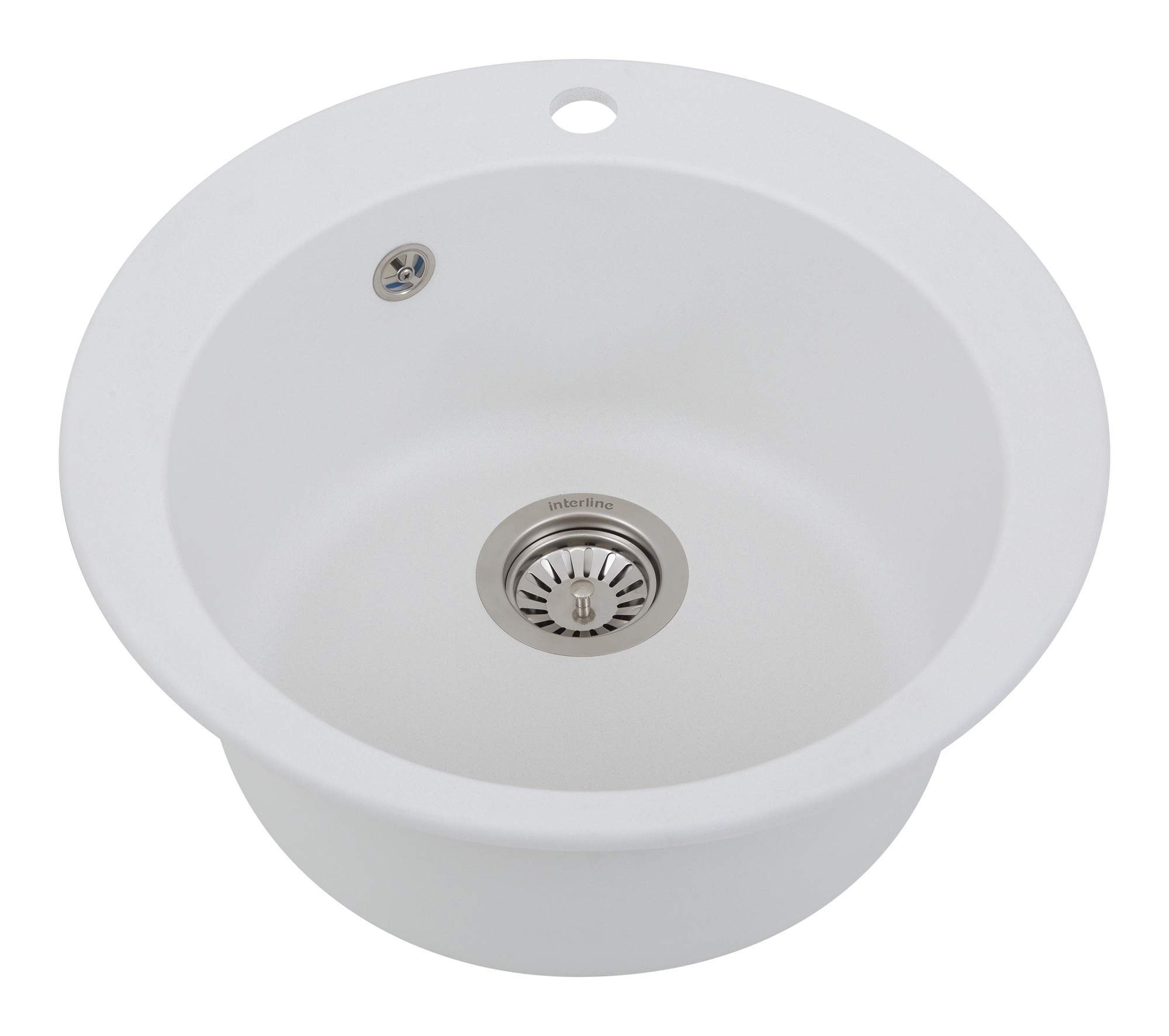 Кухонна мийка InterLine RONDO NEW white - изображение 2