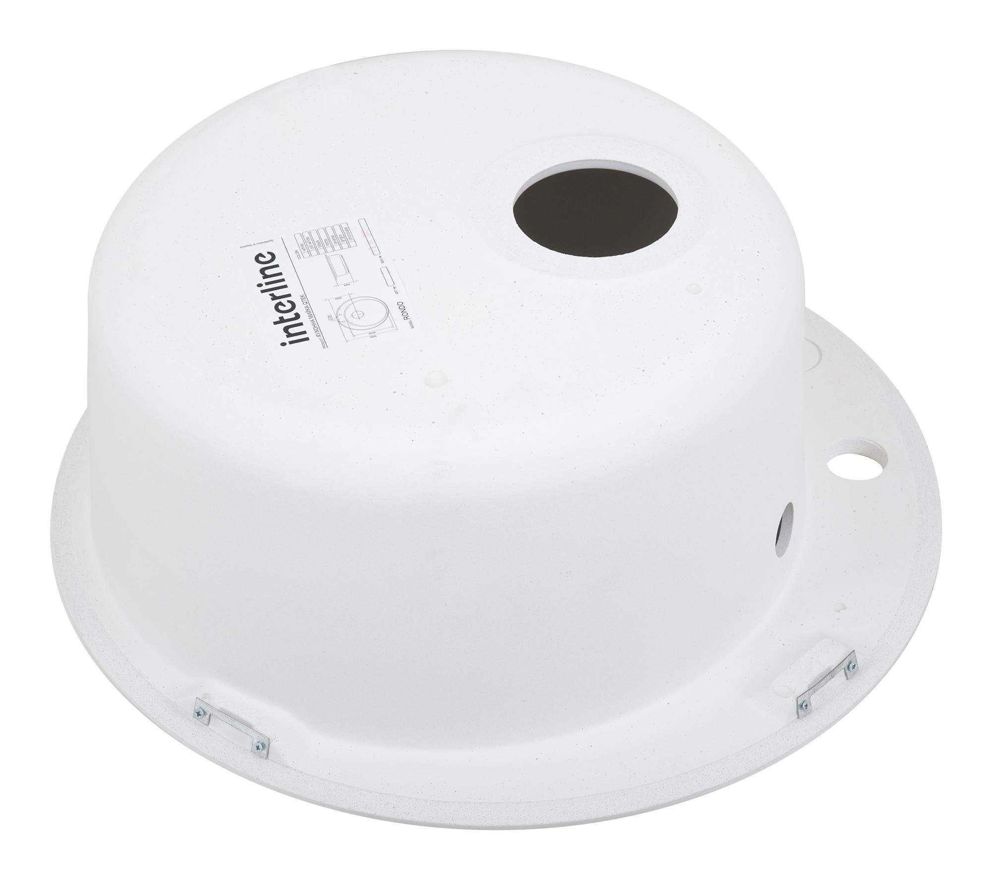 Кухонна мийка InterLine RONDO NEW white - изображение 7
