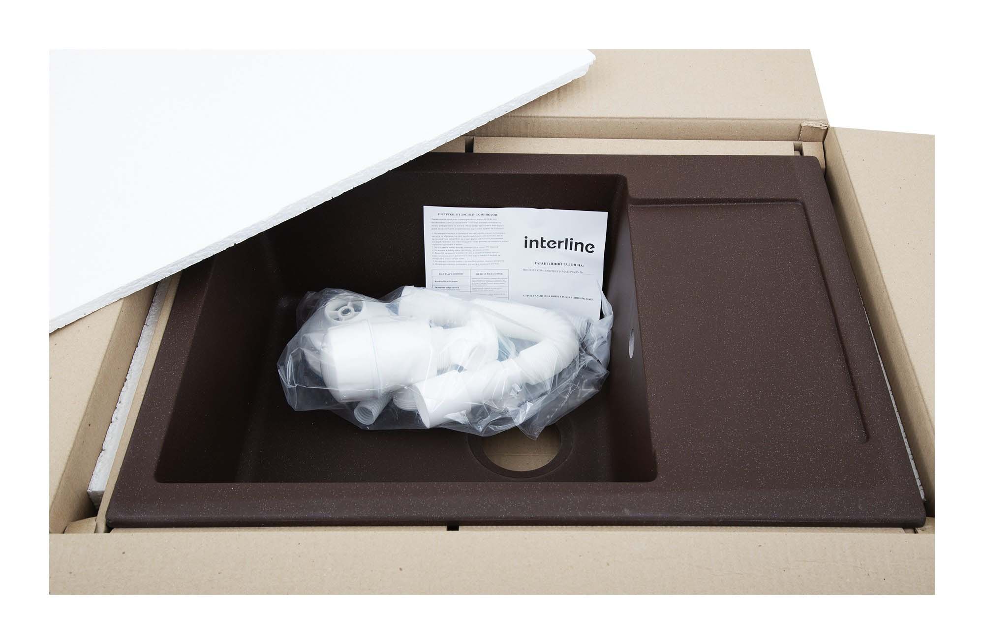 Кухонная мойка InterLine SPRING chocolate - изображение 6