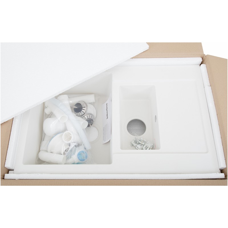 Кухонная мойка InterLine STYLE white - изображение 6