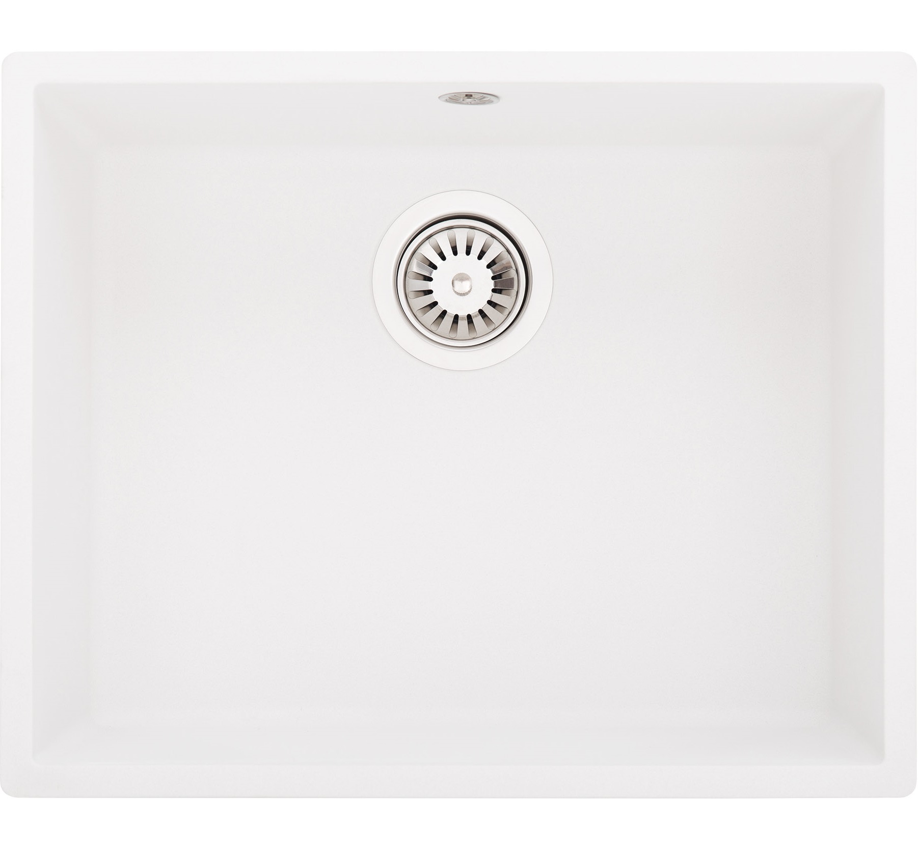 Кухонная мойка InterLine UNDER 600 white - изображение 1