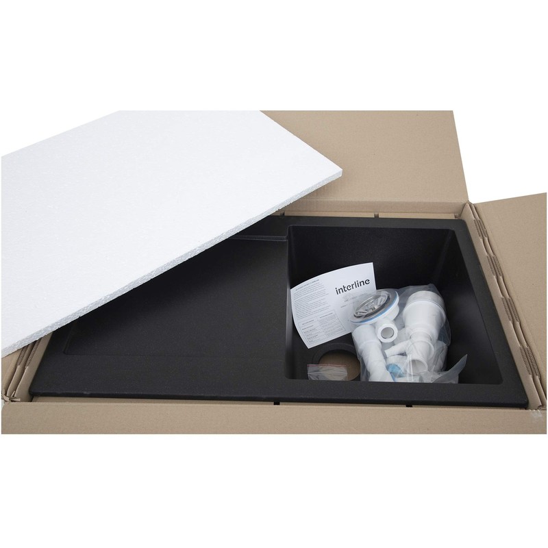 Кухонна мийка InterLine VEGA black - изображение 8