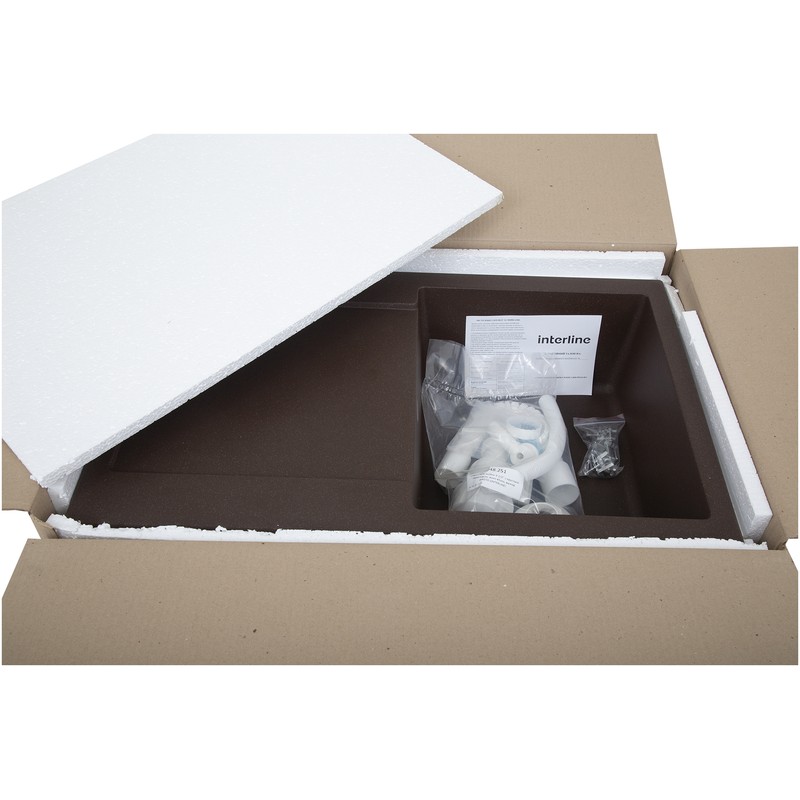 Кухонная мойка InterLine VEGA chocolate - изображение 7