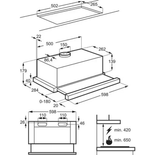 Вытяжка Electrolux LFP336K (LFP336K) - изображение 6