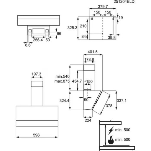 Вытяжка Electrolux LFV216K (LFV216K) - изображение 6