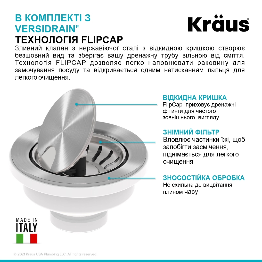 Кухонна мийка Kraus KGUW2-33MBL - изображение 9