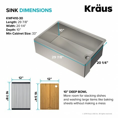 Кухонна мийка Kraus KWF410-30 - изображение 7