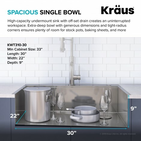 Кухонна мийка Kraus KWT310-30 - изображение 6