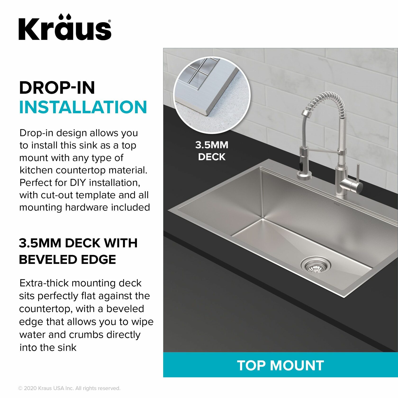 Кухонна мийка Kraus KWT300-32 - изображение 12