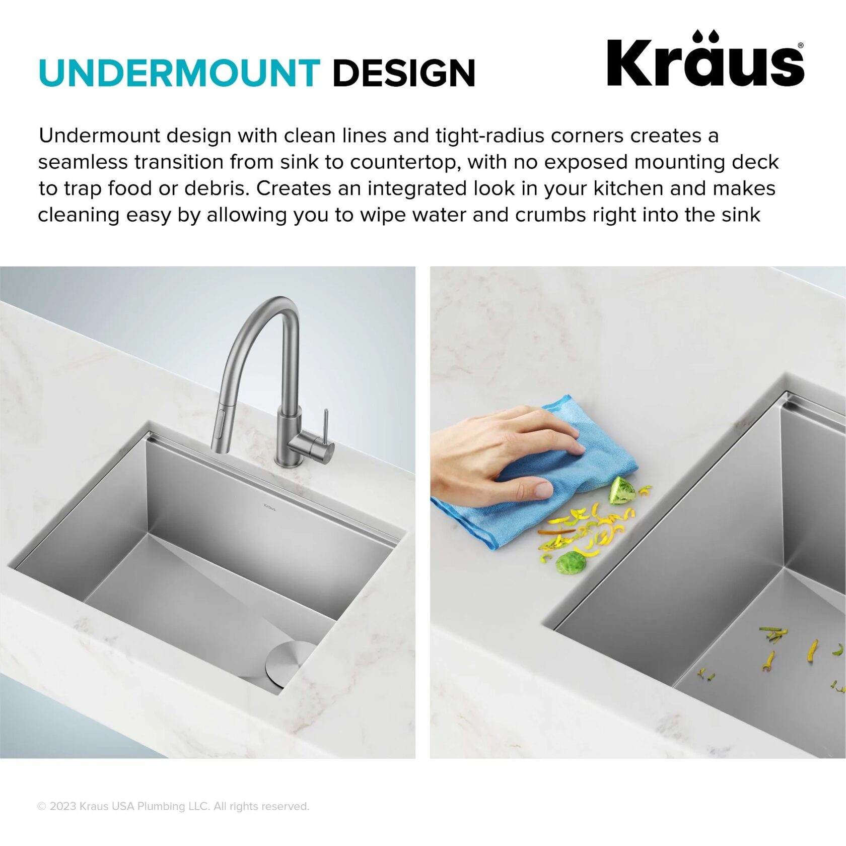 Кухонная мойка Kraus KWU111-21 - изображение 5