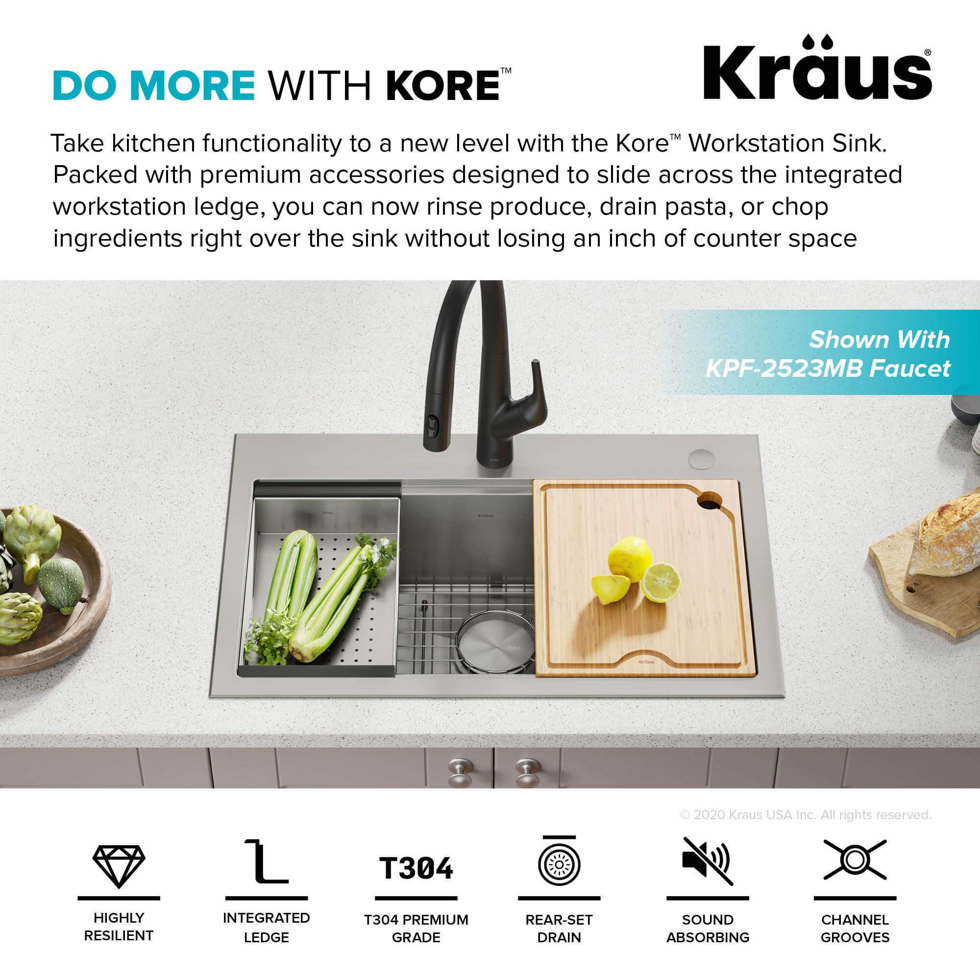 Кухонна мийка Kraus KWT300-32 - изображение 7