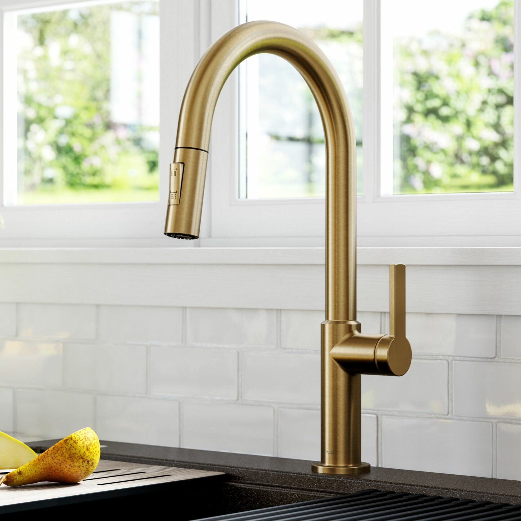 Кухонний змішувач Kraus KPF-2820BB - изображение 3