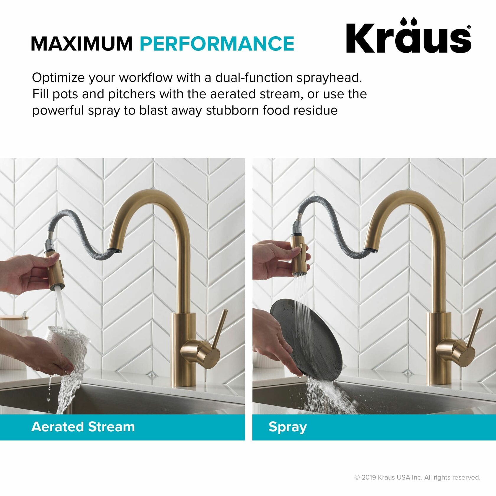 Кухонний змішувач Kraus KPF-2620BB - изображение 7