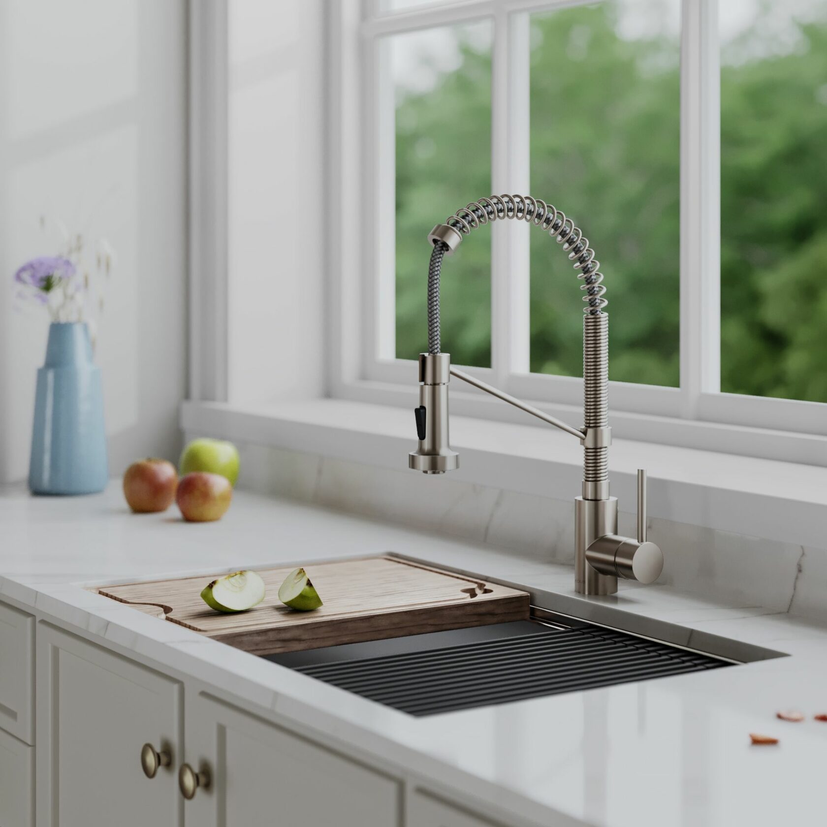 Кухонний змішувач Kraus KPF-1610SFS - изображение 8