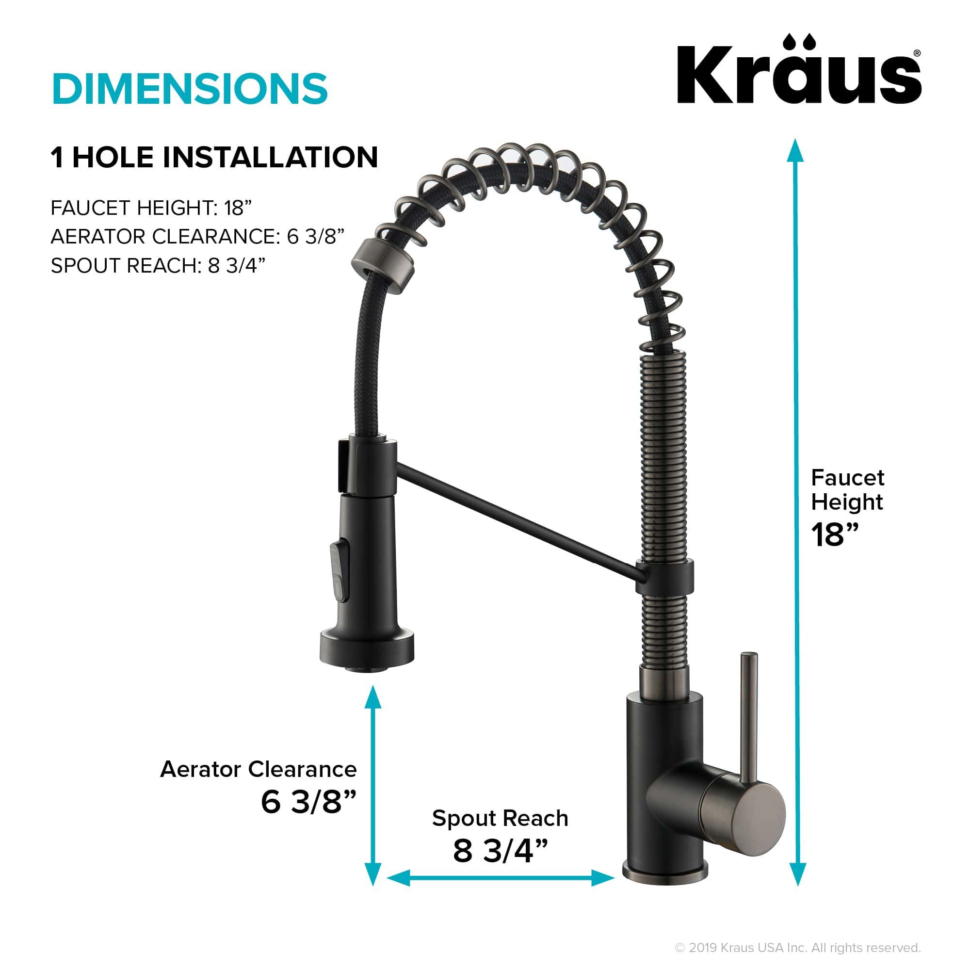 Кухонний змішувач Kraus KPF-1610MBSB - изображение 6