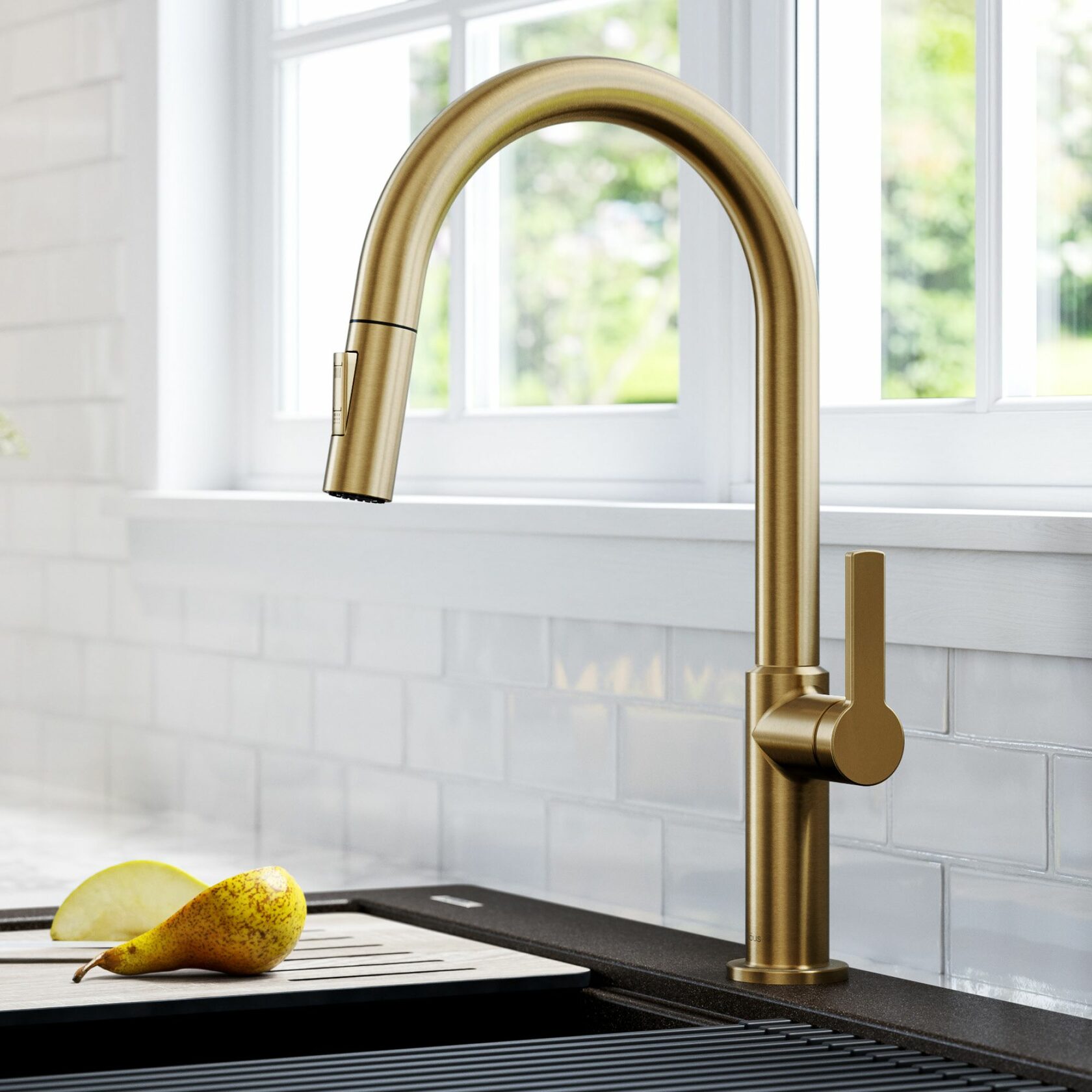 Кухонний змішувач Kraus KPF-2820BB - изображение 4
