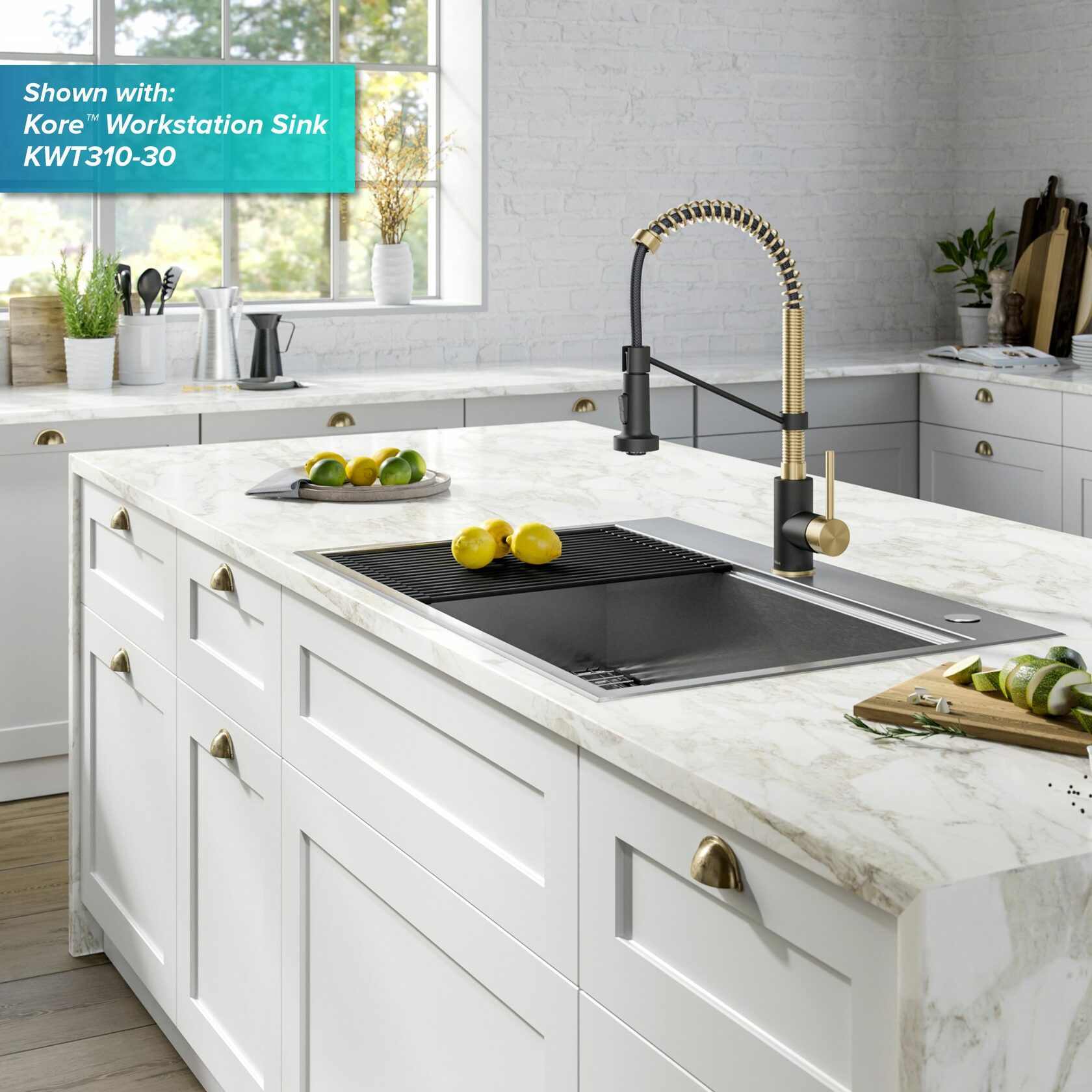 Кухонний змішувач Kraus KPF-1610SFACBMB - изображение 9