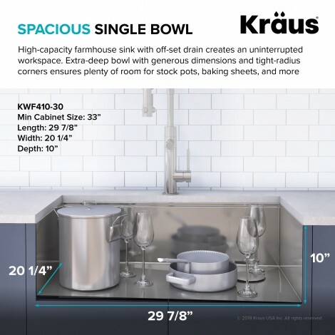 Кухонна мийка Kraus KWF410-30 - изображение 6