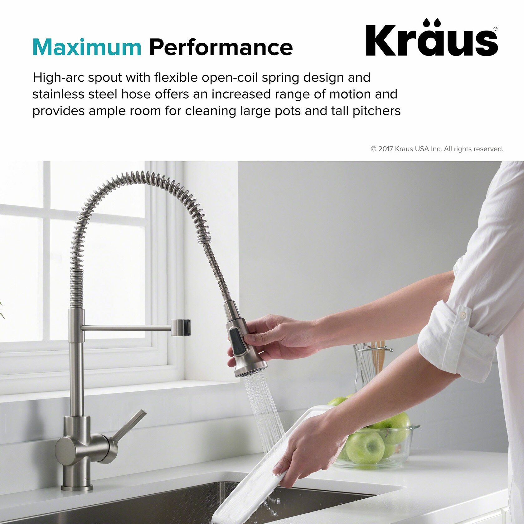 Кухонний змішувач Kraus KPF-1690SFS - изображение 10