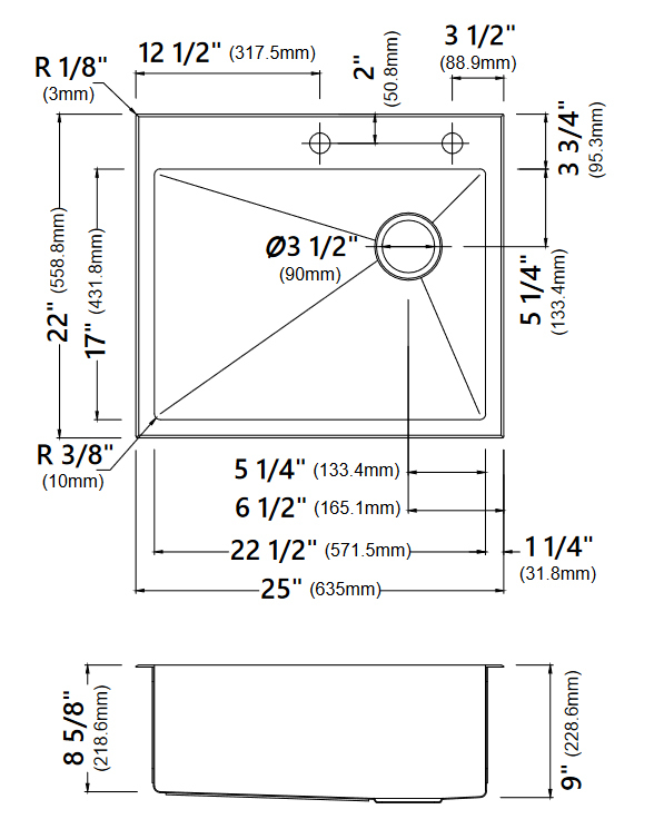 Кухонна мийка Kraus KHT411-25 - изображение 3